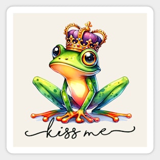 Kiss Me Frog Magnet